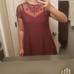 Red lace Francescas dress 🌻